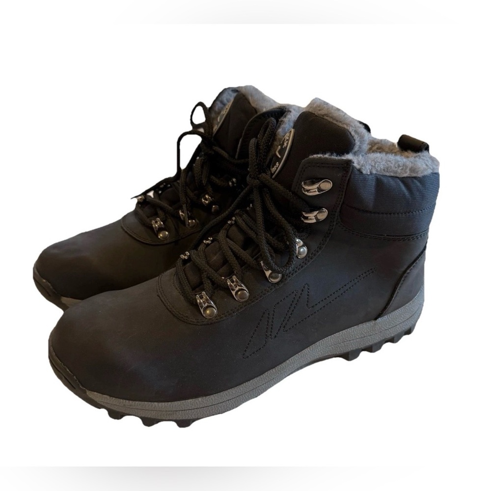 MAYKX Outdoors Men's Winter Snow Boots - Size 42 (US 9) - Faux Fur Lined